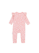 Load image into Gallery viewer, Peek A Boo Bunny Frill Romper
