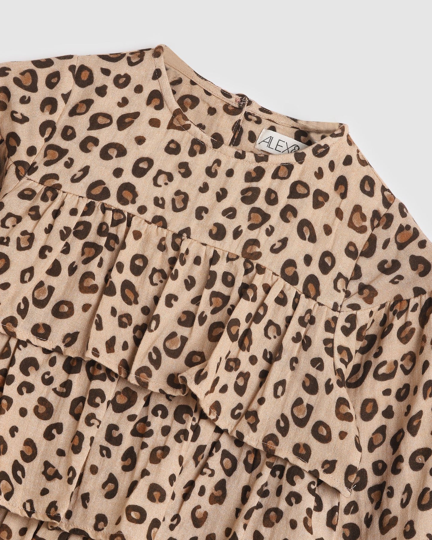 Frou Frou Dress - Leopard