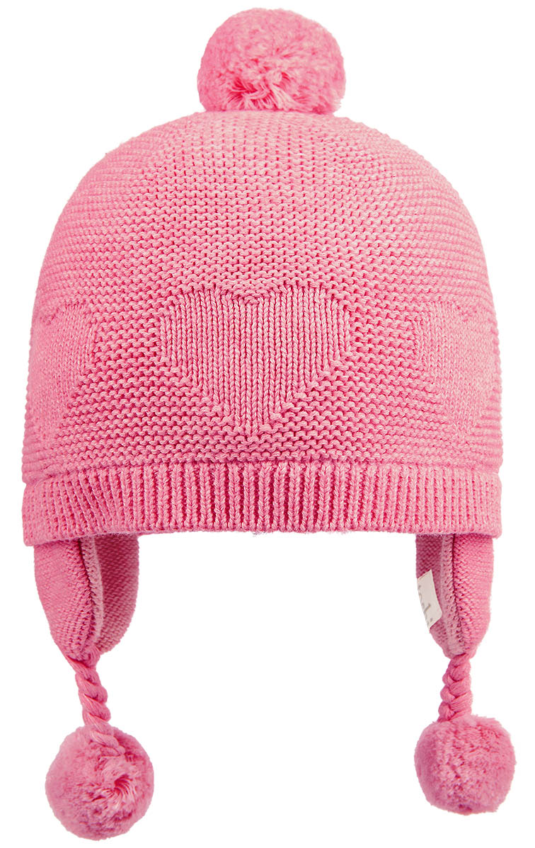 Organic Earmuff - Heart Fuschia