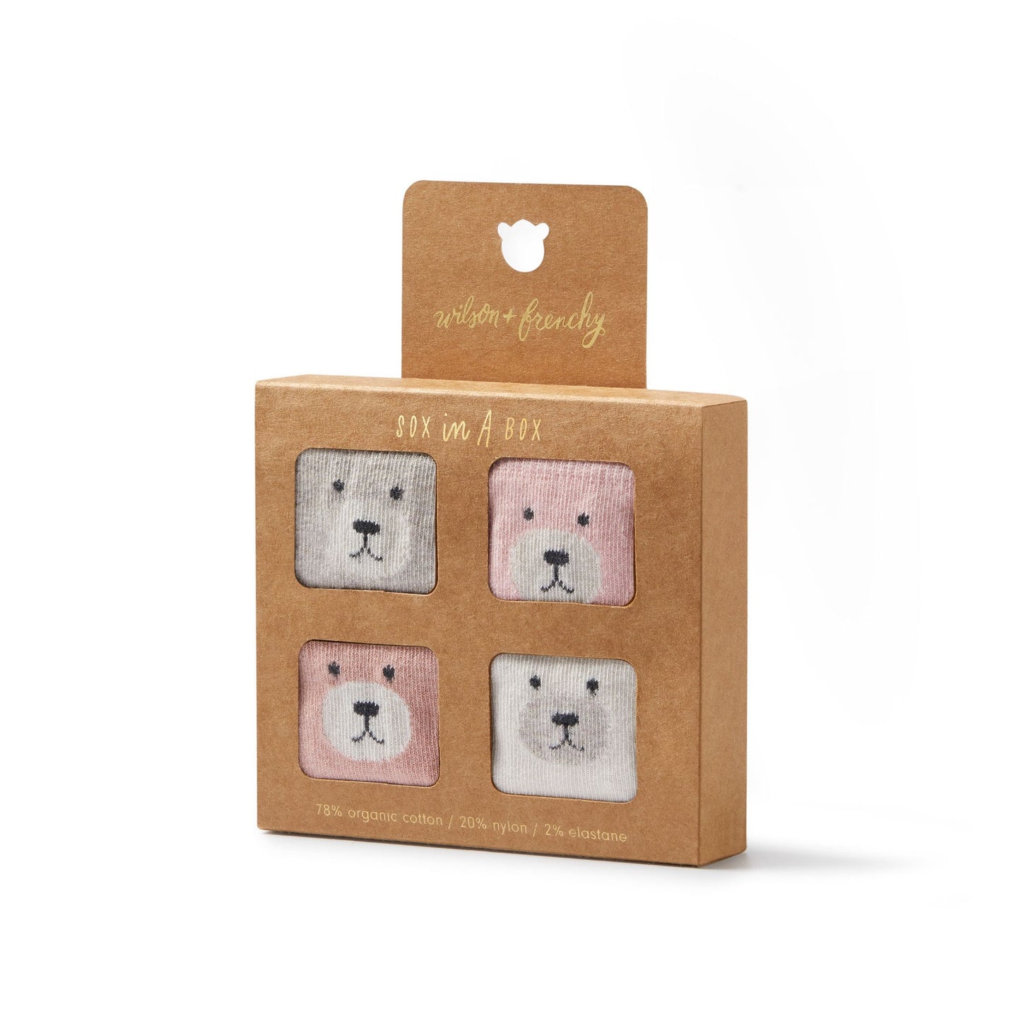 Girls Organic 4 Pack Baby Socks