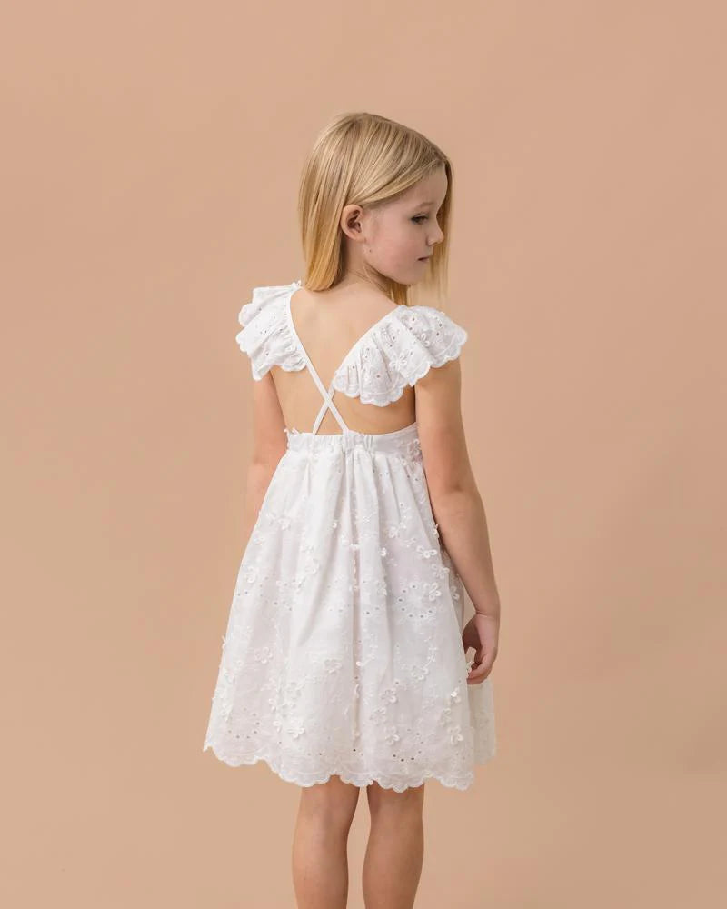 Hallie Floral Cross Strap Dress