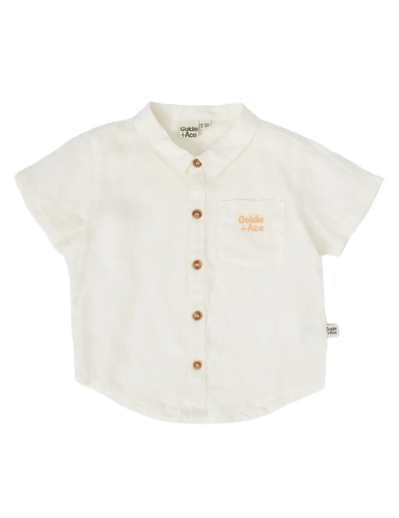 Holiday Linen Shirt Ivory