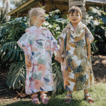 Hooded Towel - Tropical Floral