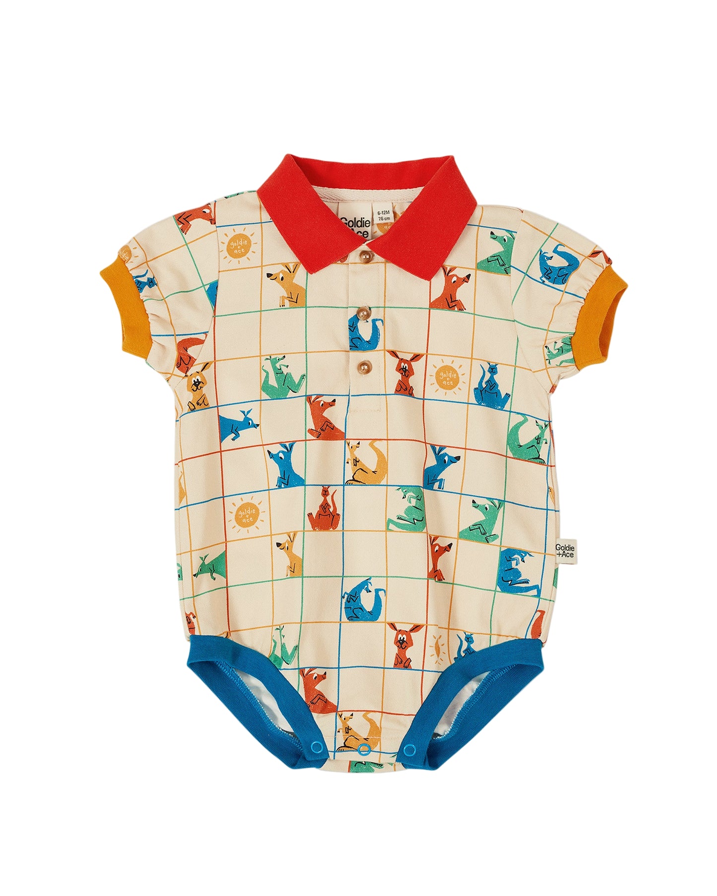 Hopscotch Polo Romper