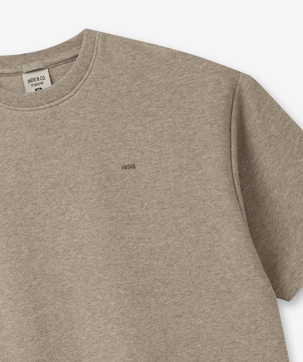 The Indie Newport Tee - Husk Marle