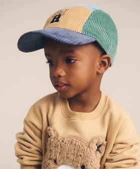 Midnight Colour Block Cord Cap