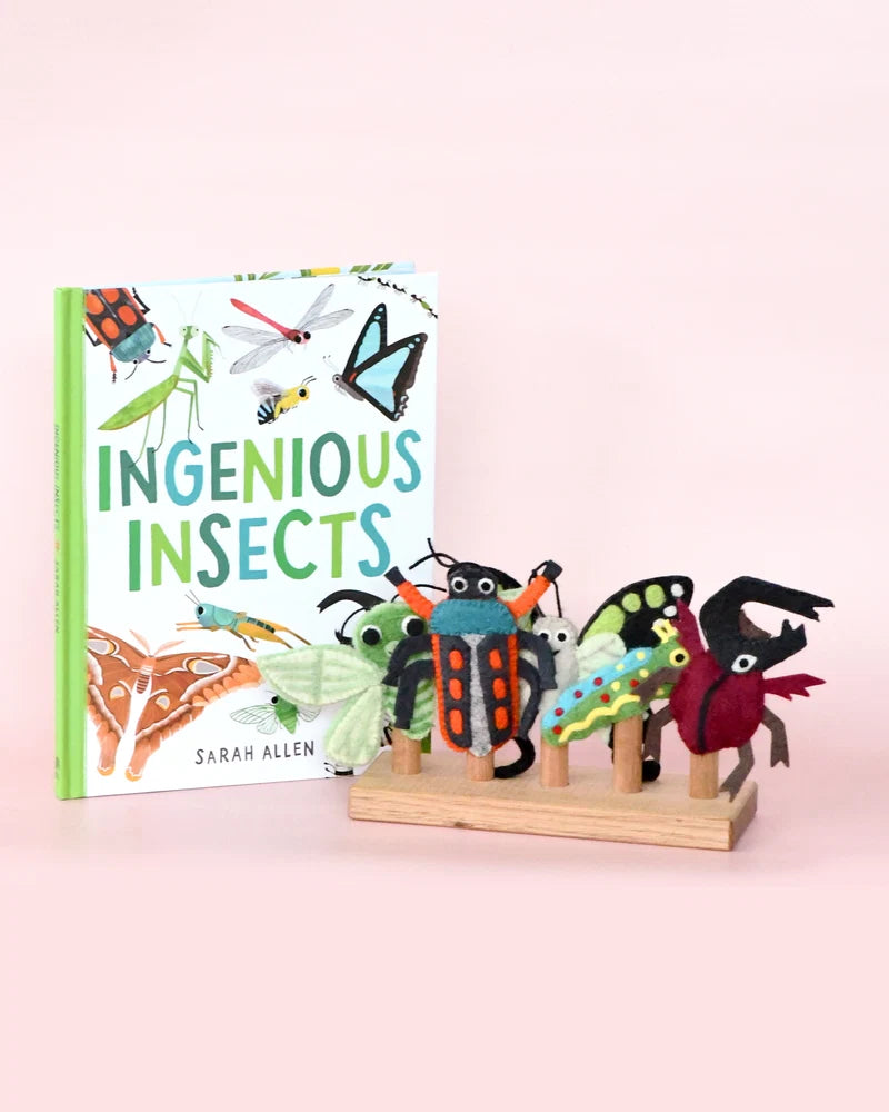 Ingenious Insects Finger Puppets and Book Set