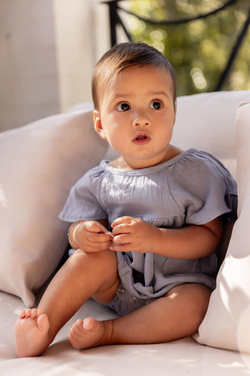 Iris Playsuit - Airy Blue