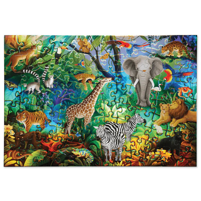 Holographic Puzzle Jungle Paradise - 100pc