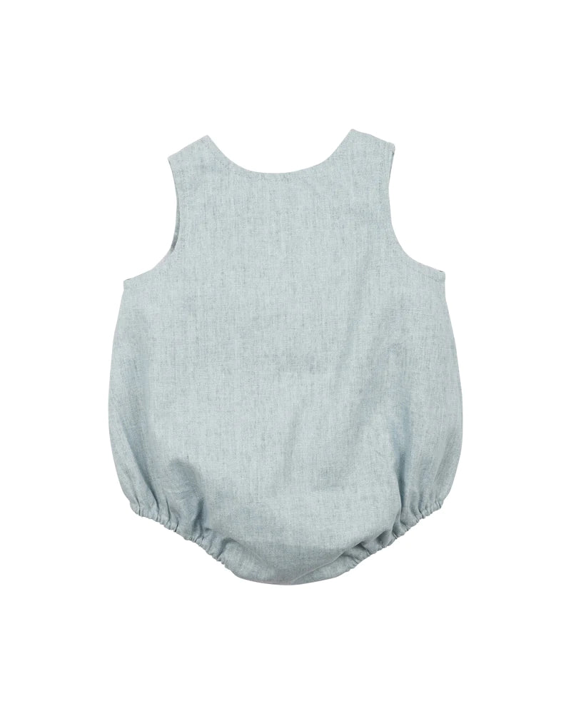 Kai Appliqued Dino Bodysuit - Blue