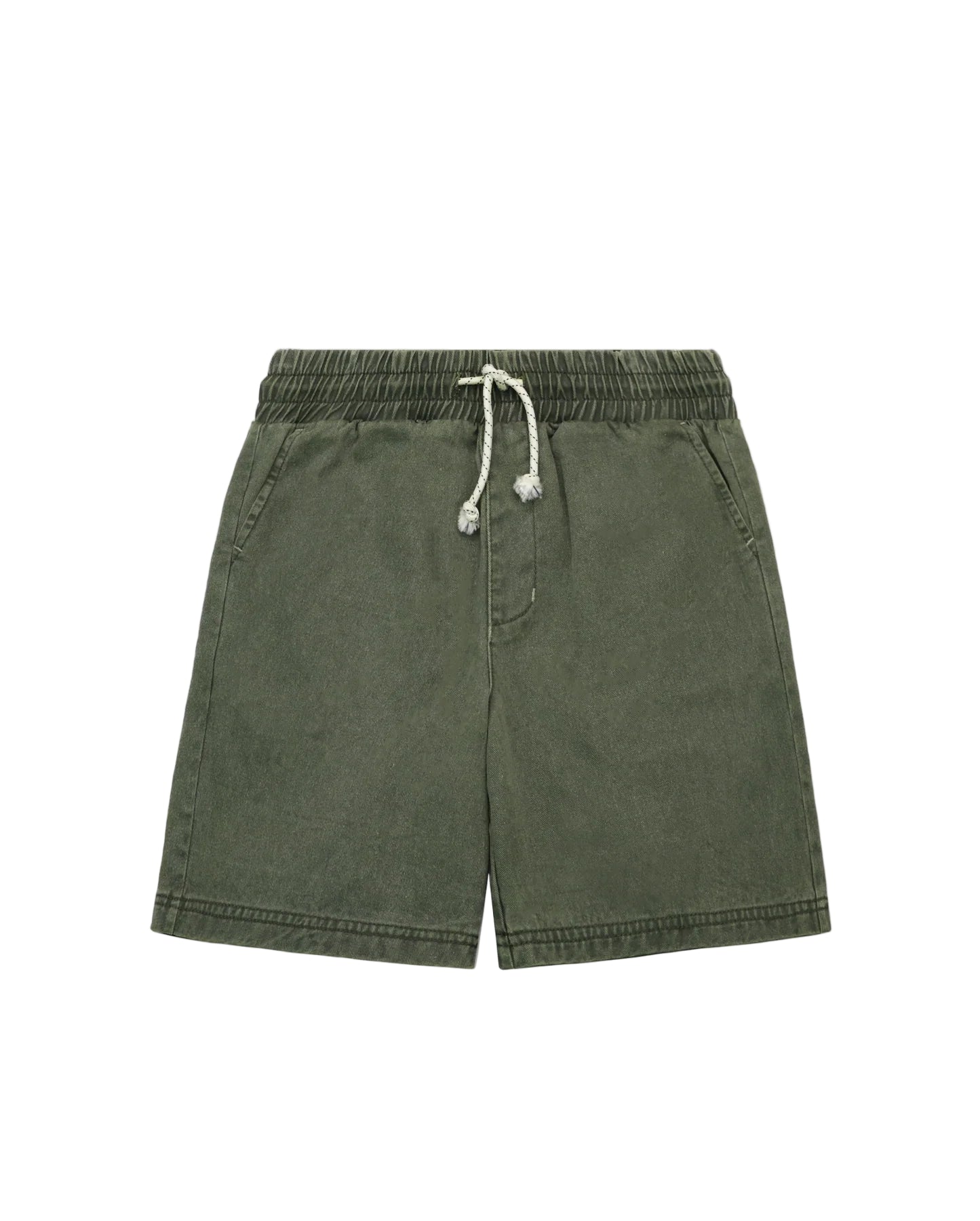 Khaki Woven Shorts