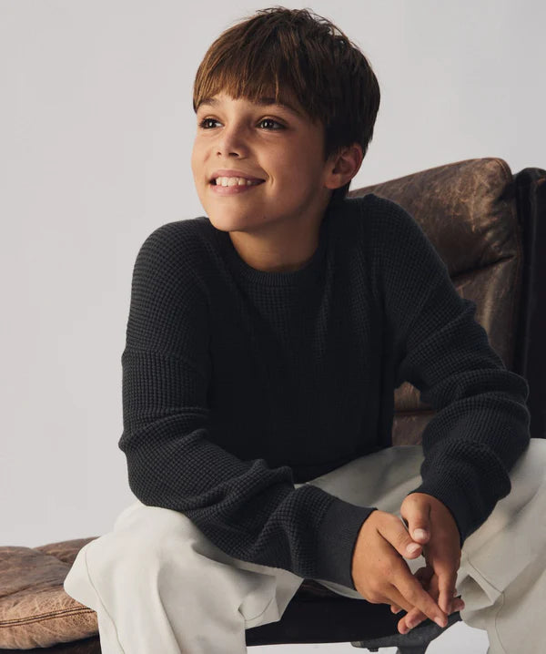 The Indie Philly Waffle Knit - Black