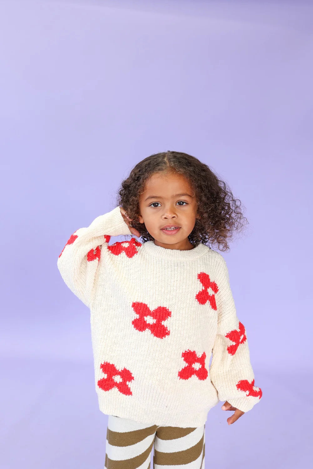 Knitted Posy Pull Over