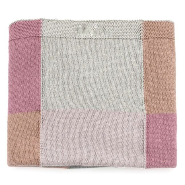 Patchwork Baby Blanket - Lilac