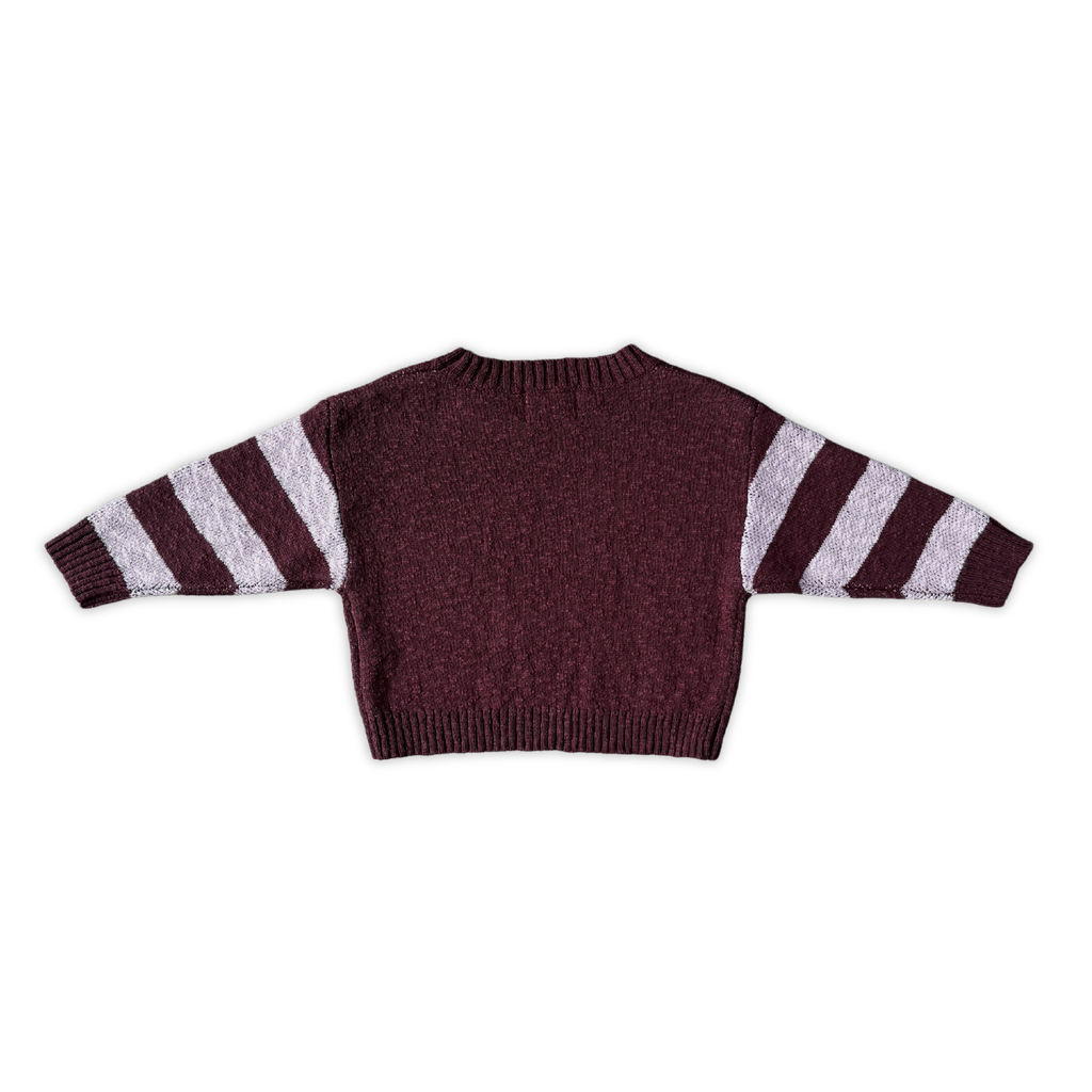 Bloom Knit Pull Over - Plum