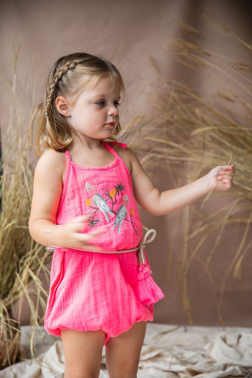 Marley Jumpsuit - Neon Blush