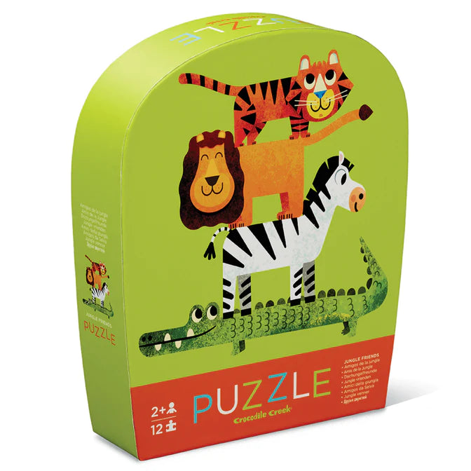 Mini Puzzle - Jungle Friends (12pc)