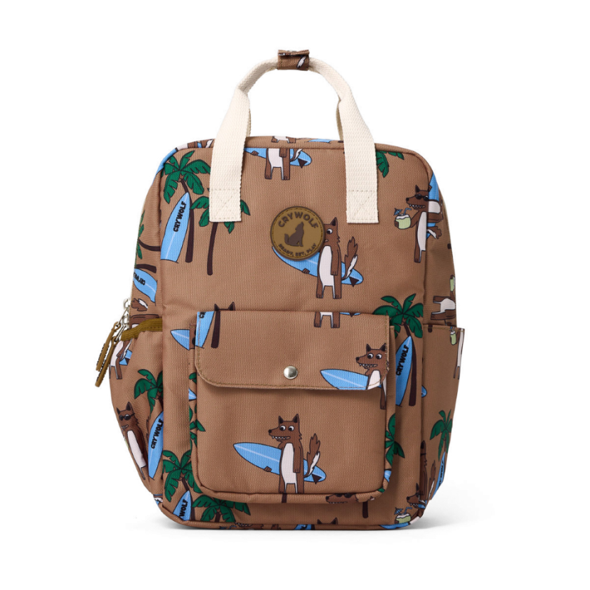Mini Backpack - Surf'n Mr Wolf
