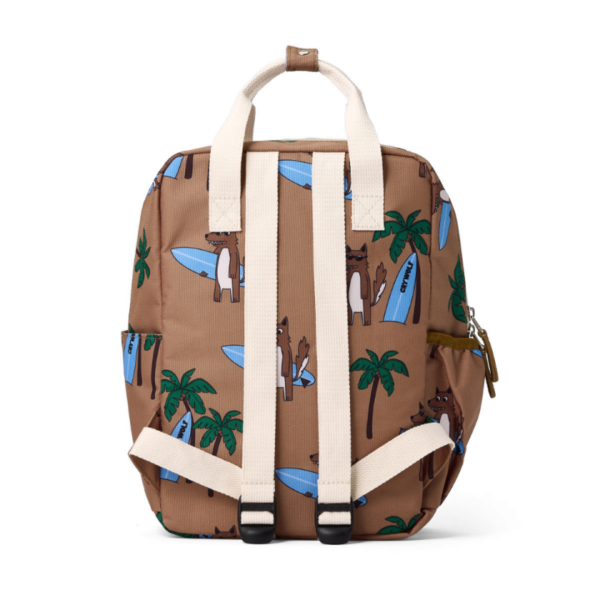 Mini Backpack - Surf'n Mr Wolf