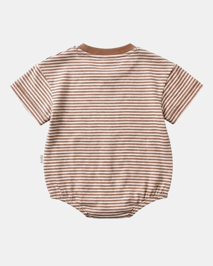 Onesie S/S Bubble Mini - Mocha
