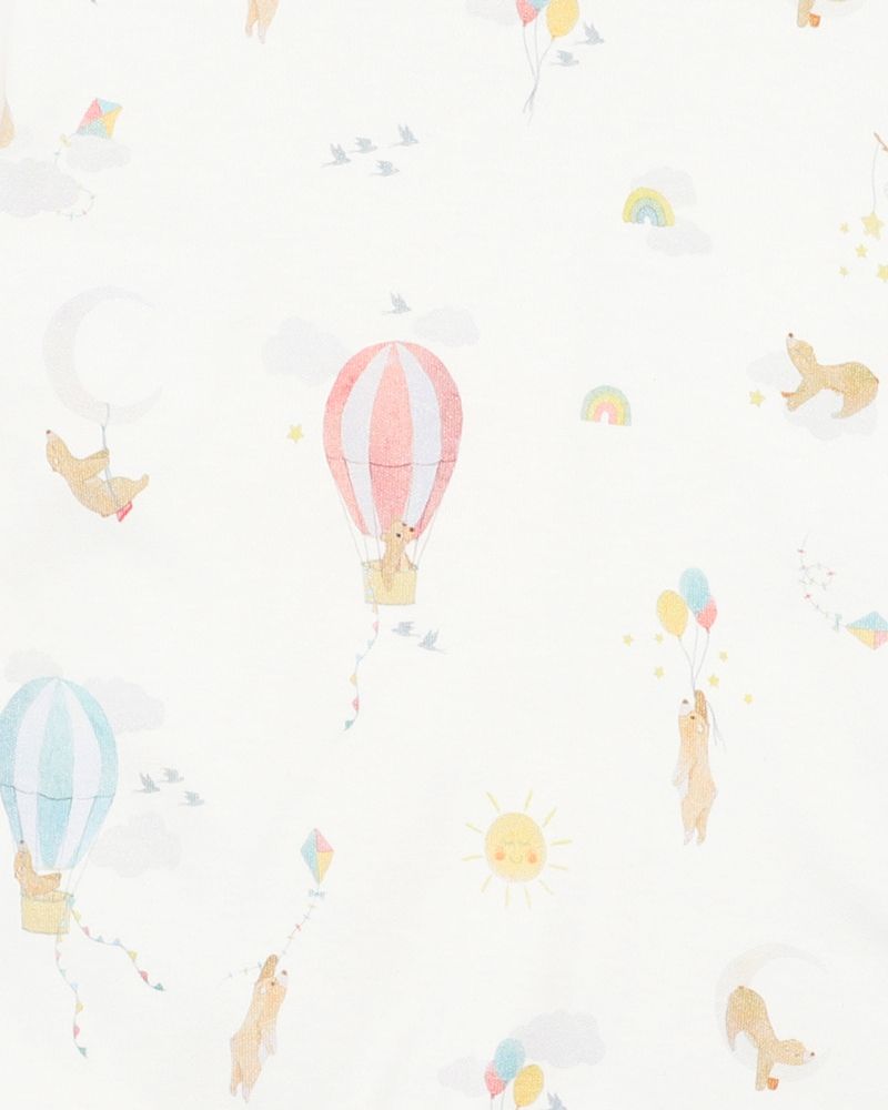 Morgan Print SS Zip Romper