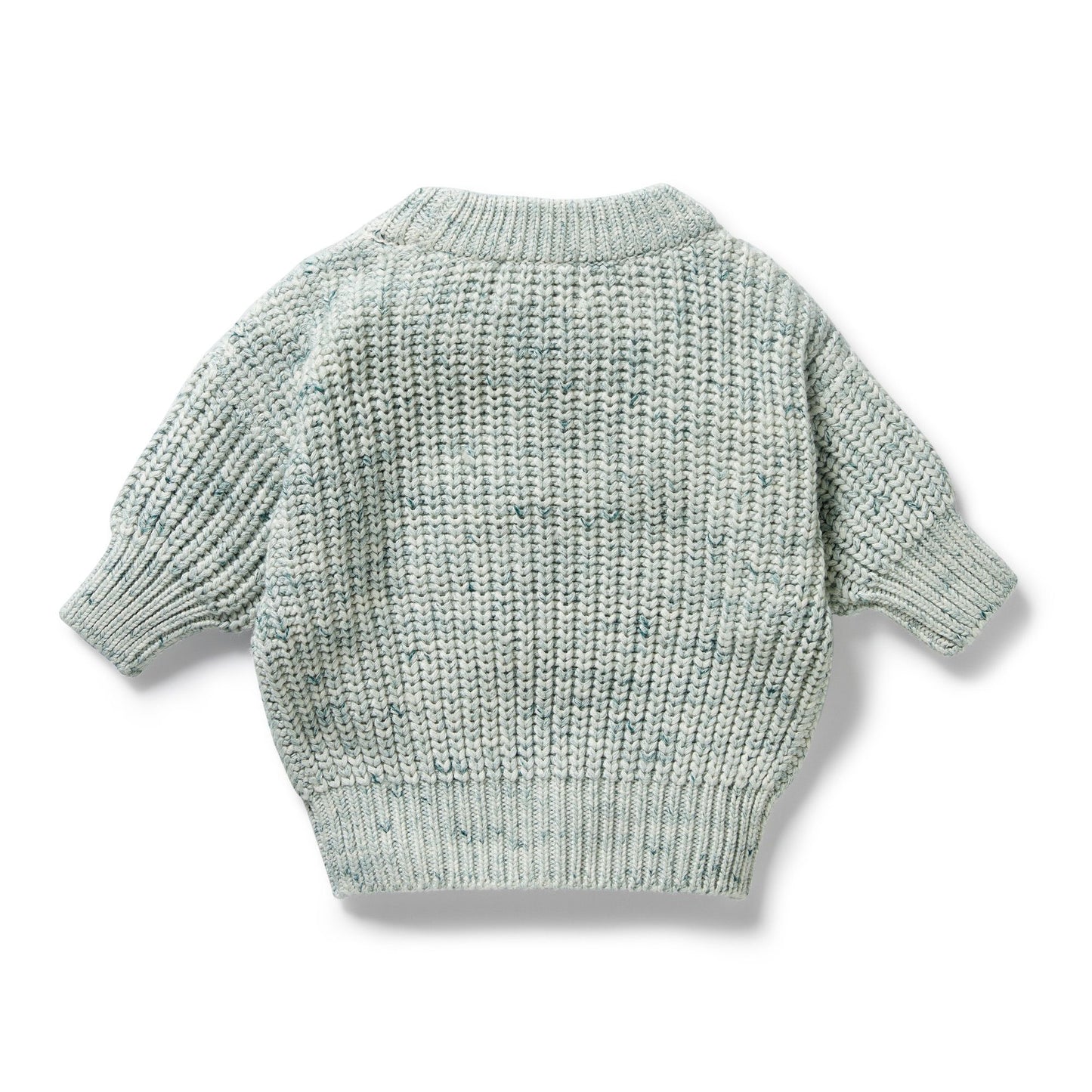Moss Speckle Organic Knitted Jumper