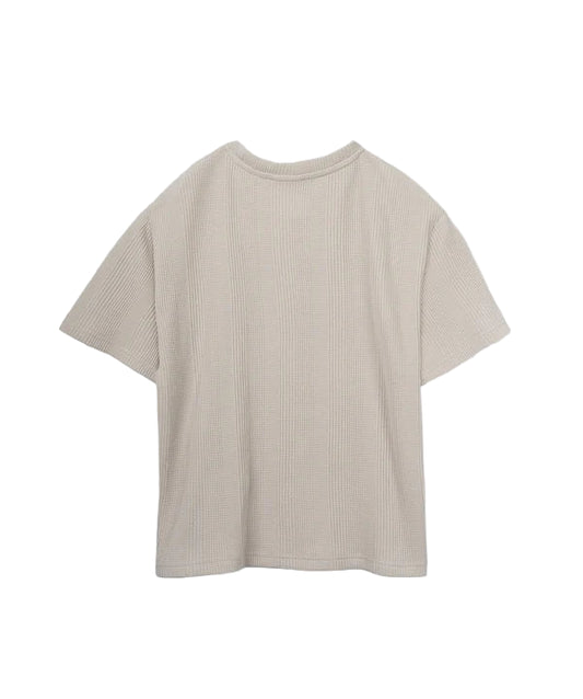 The Veneto Waffle Tee - Mushroom