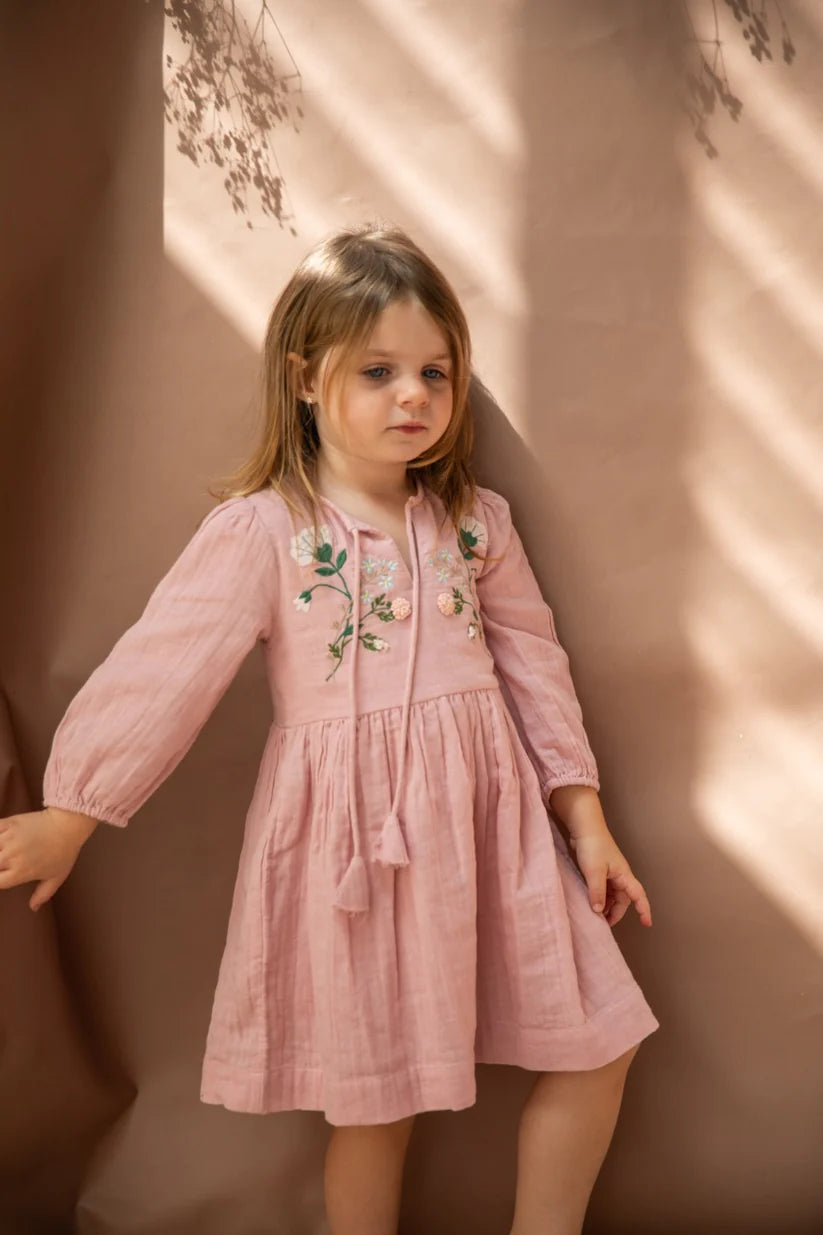 Nadia Dress - Pink Lady Apple