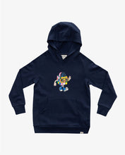 Load image into Gallery viewer, Navy Cube Boy Hood
