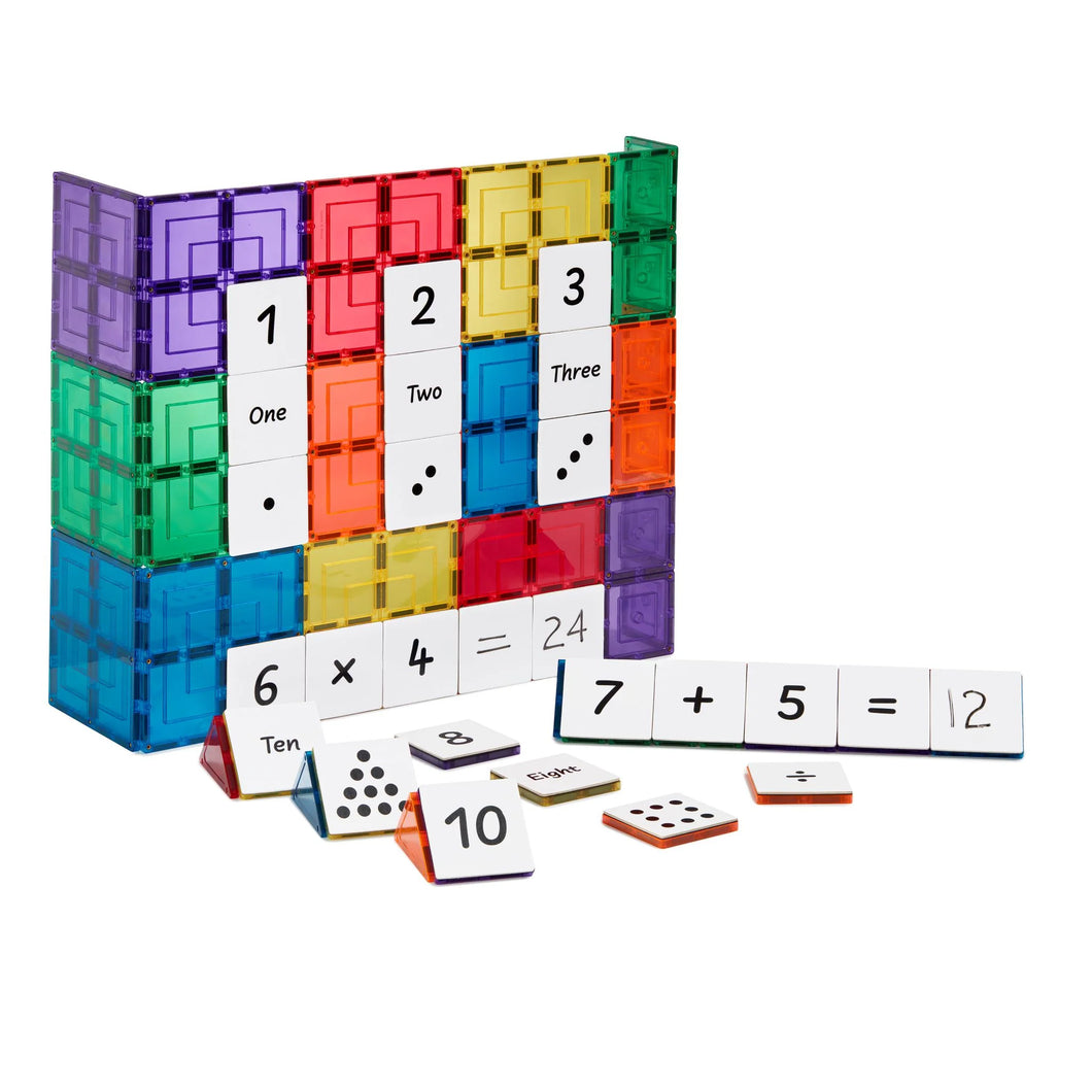 Magnetic Tile Topper - Numeracy Pack (40pc)