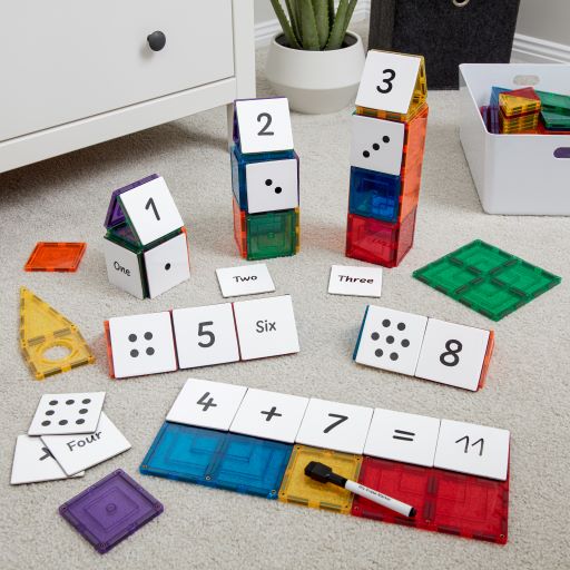 Magnetic Tile Topper - Numeracy Pack (40pc)
