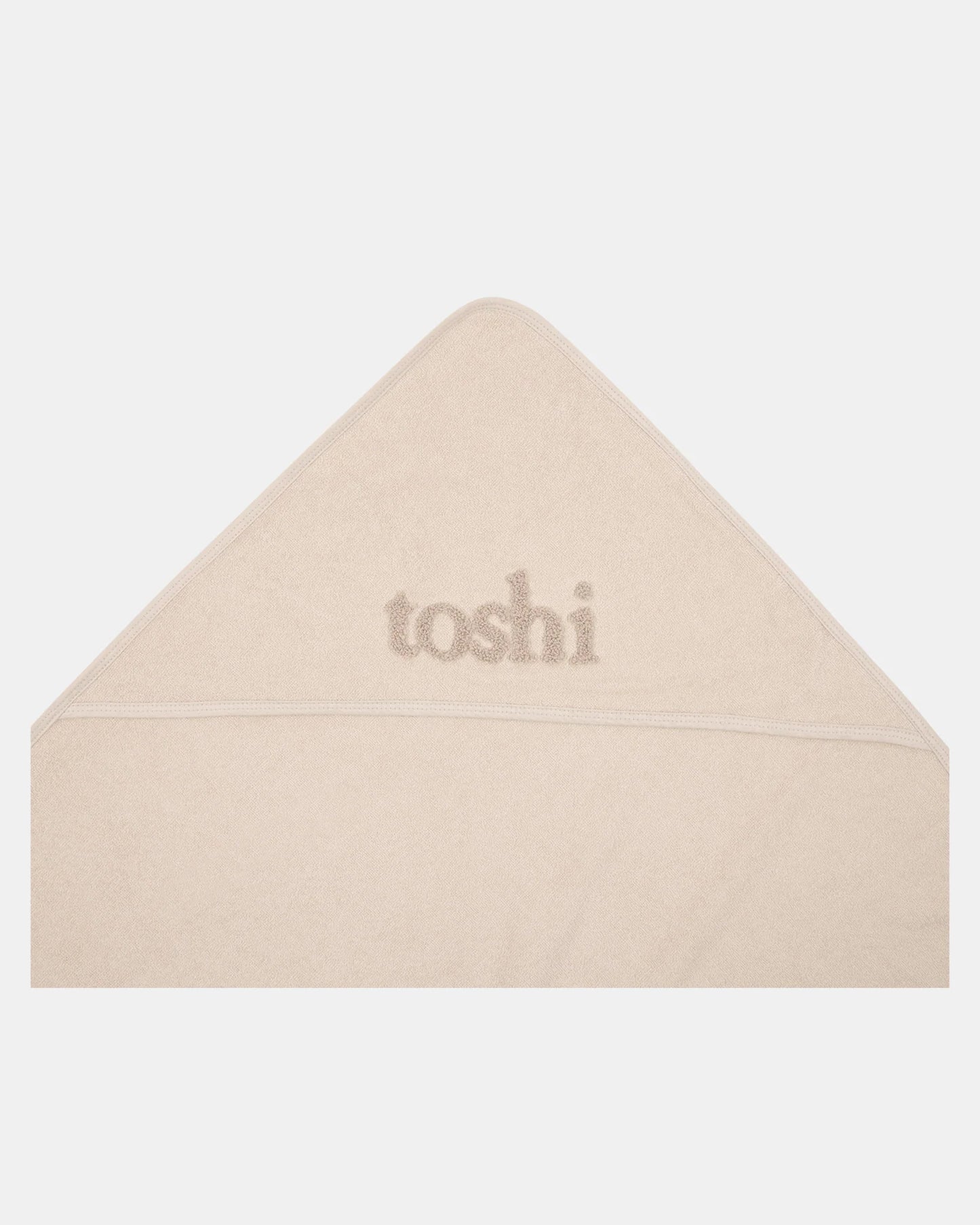 Hooded Baby Bath Towel Yummy - Oatmeal