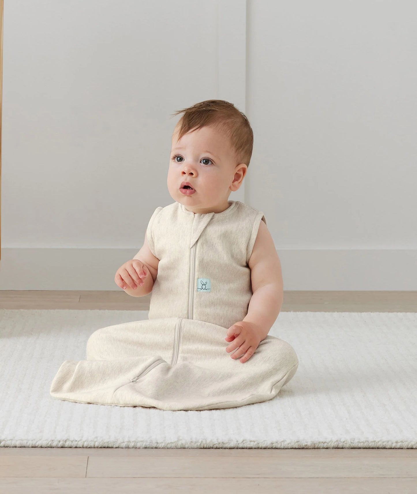 Cocoon Swaddle Bag - Oatmeal Marle (0.2 TOG)