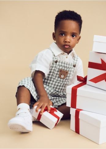 Huxbear Check Short Overall
