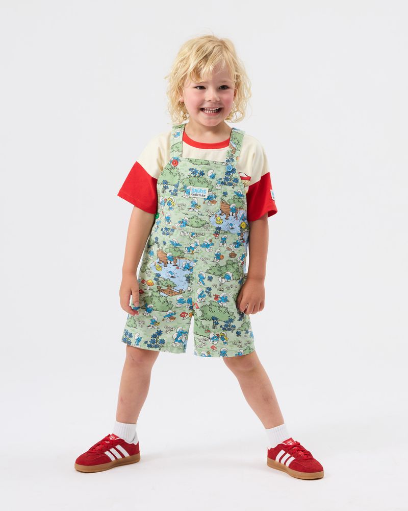 The Smurfs Village Print Burton Overall