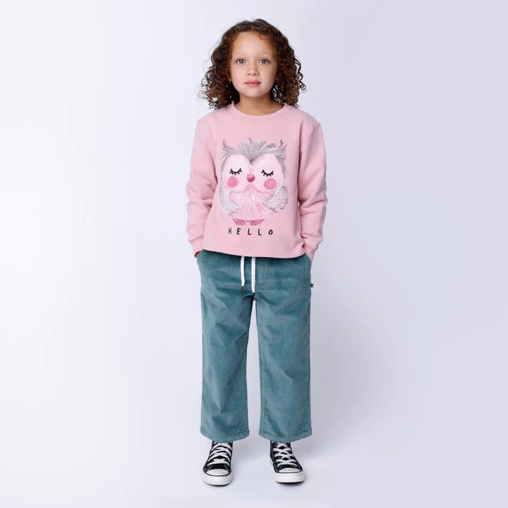Painted Owl Furry Crew - Muted Pink