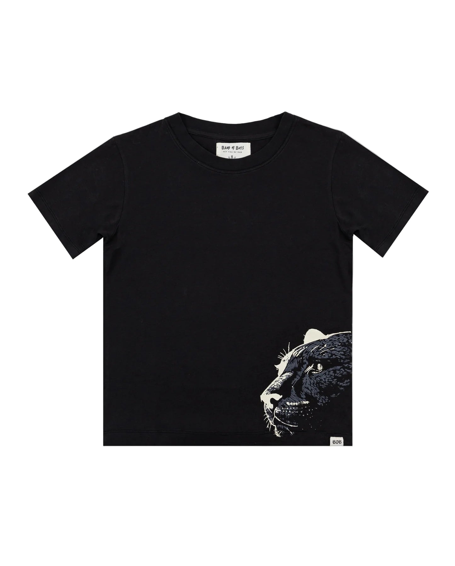 Black Wash Panther Tee