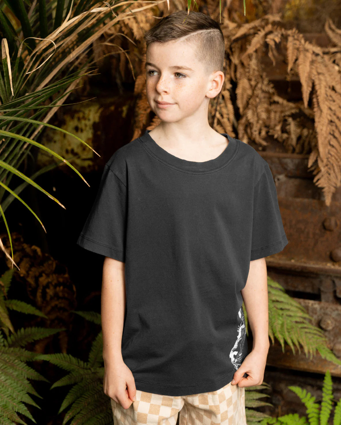Black Wash Panther Tee