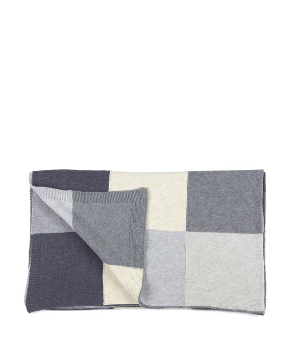 Patchwork Baby Blanket - Grey