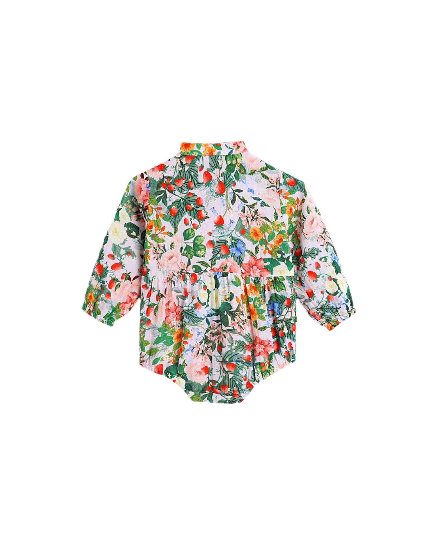 Peach Playsuit - Strawberry Pink