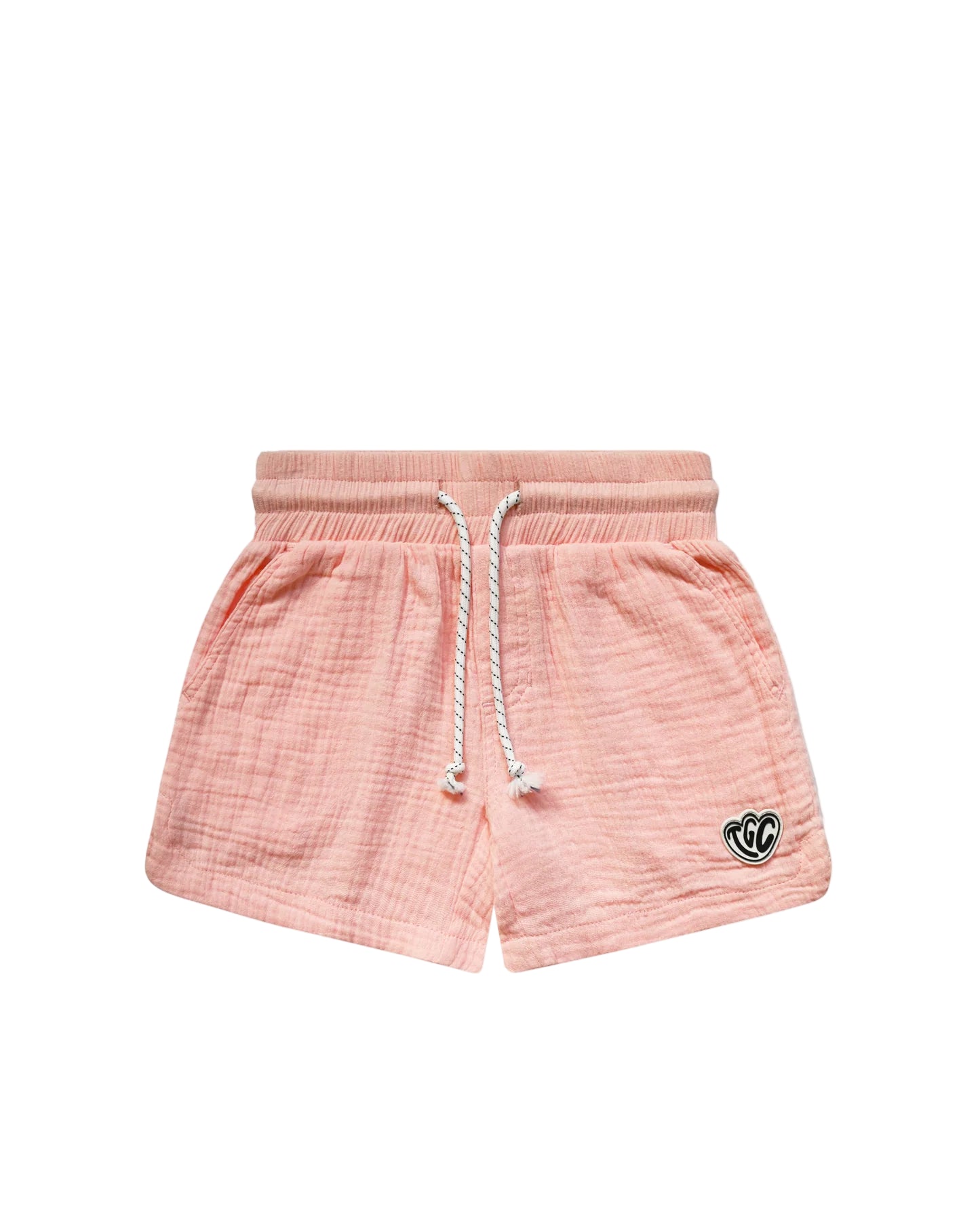 Pink Muslin Shorts