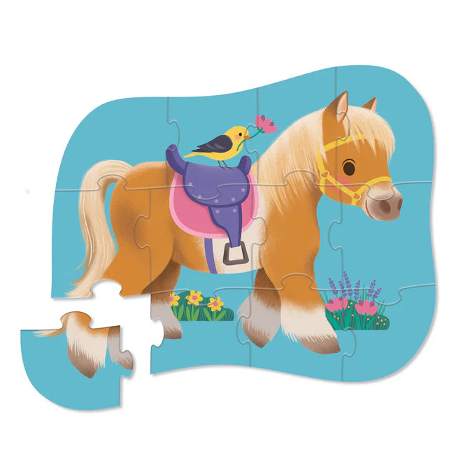 Mini Puzzle - Pony (12pc)