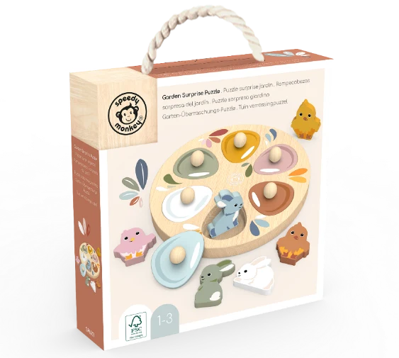 Garden Surprise Puzzle - Chicks & Bunnies