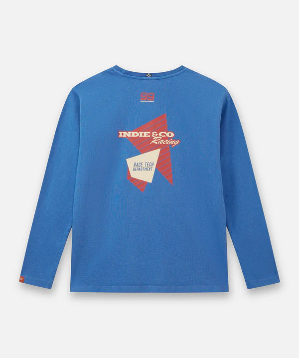 The Gainseville LS Tee - Racing Blue