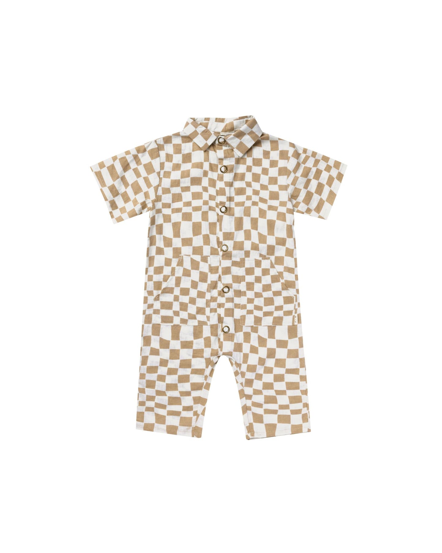 Rhett Jumpsuit - Sand Check