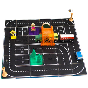 Magnetic Tile Toppers - Road Pack (40pc)