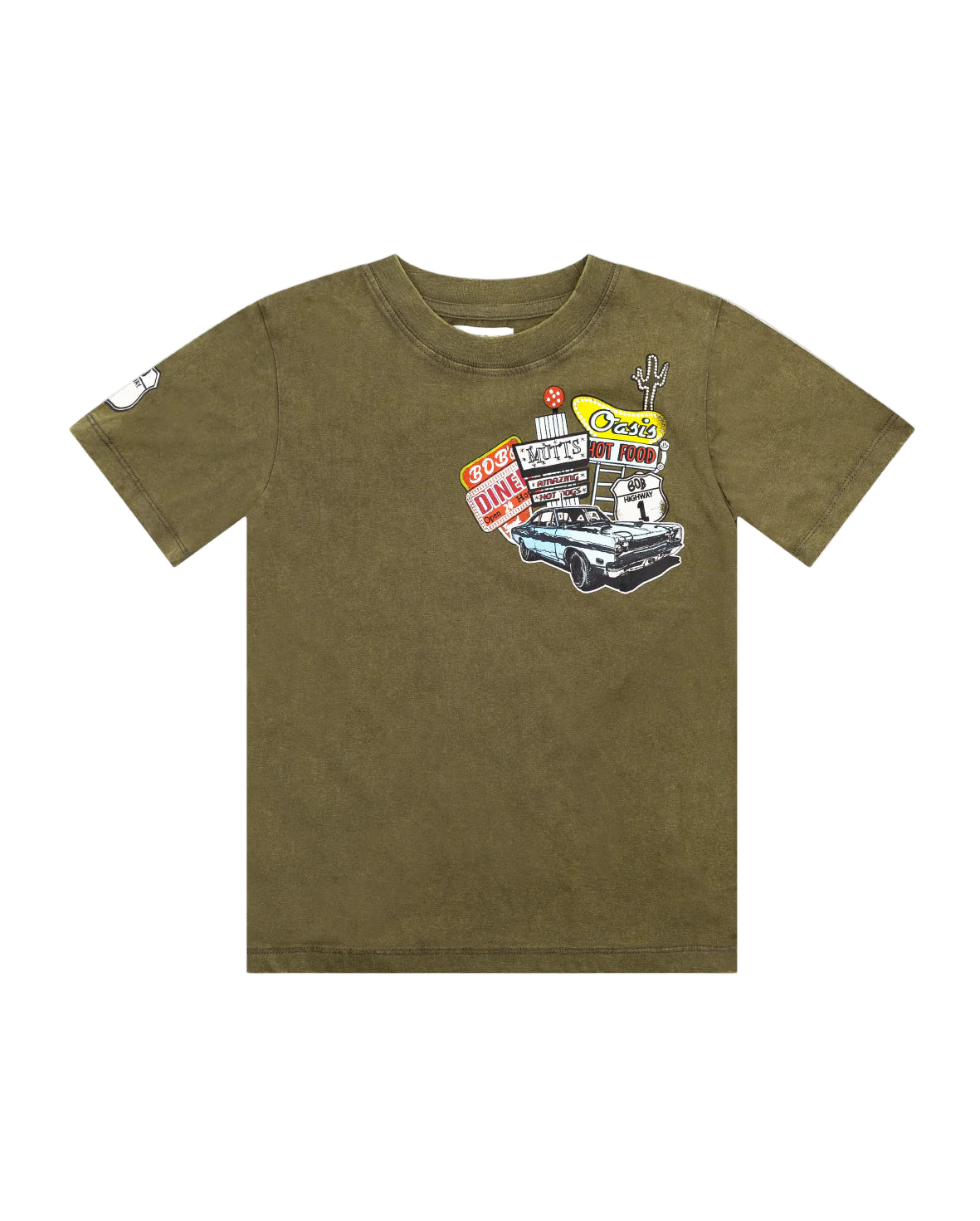 Washed Khaki Road Trip Tee