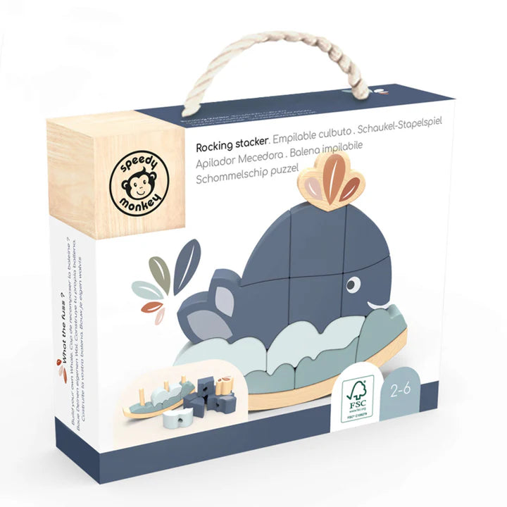 Rocking Stacker - Whale