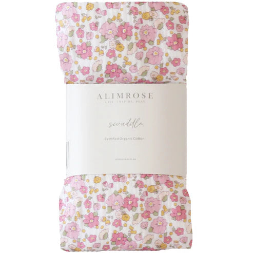 Muslin Swaddle - Rose Garden