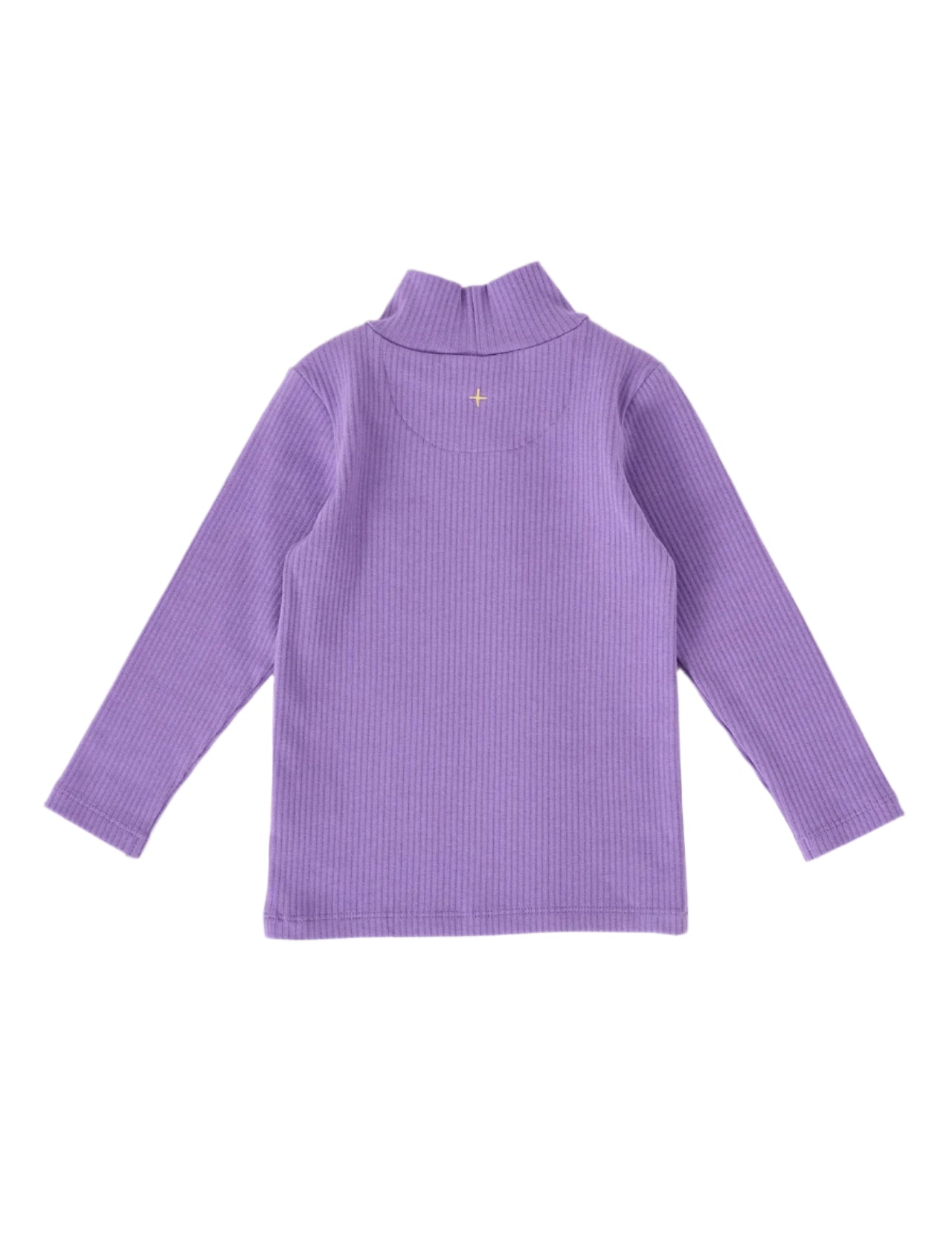 Embroidered Rib Skivvy Grape